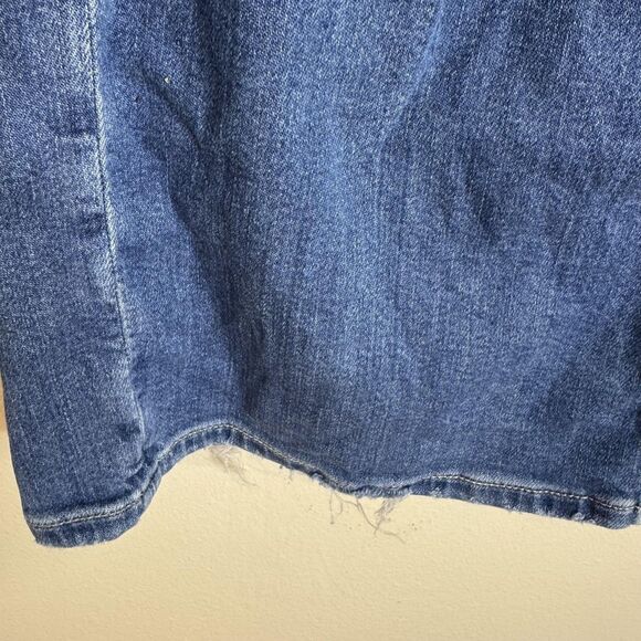 American Eagle Jeans Womens 4 Blue Super High Rise Baggy Wide Leg Cargo Stretch - Picture 4 of 14
